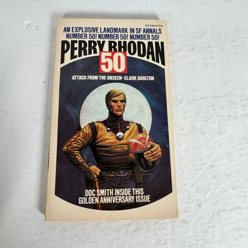 Perry Rhodan Books 50-59 Lot 1974 First Ace Printing Sci-Fi Pulp Pocket Novel